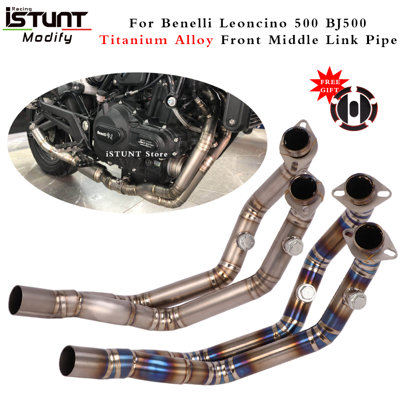 Slip On For Benelli Leoncino 500 BJ500 Full Motorcycle Exhaust System Modified Escape Titanium Alloy Front Middle Link Pipe
Slip On For Benelli Leoncino 500 BJ500 Full Motorcycle Exhaust System Modified Escape Titanium Alloy Front Middle Link Pipe