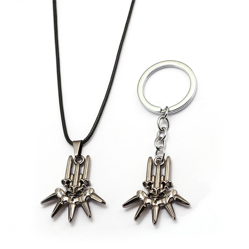 Game NieR:Automata Keychain Metal Key Ring Holder YoRHa Colar Pendant Porte Clef Kolye Men Gift Porte llavero Chaveiro HF12782
Game NieR:Automata Keychain Metal Key Ring Holder YoRHa Colar Pendant Porte Clef Kolye Men Gift Porte llavero Chaveiro HF12782