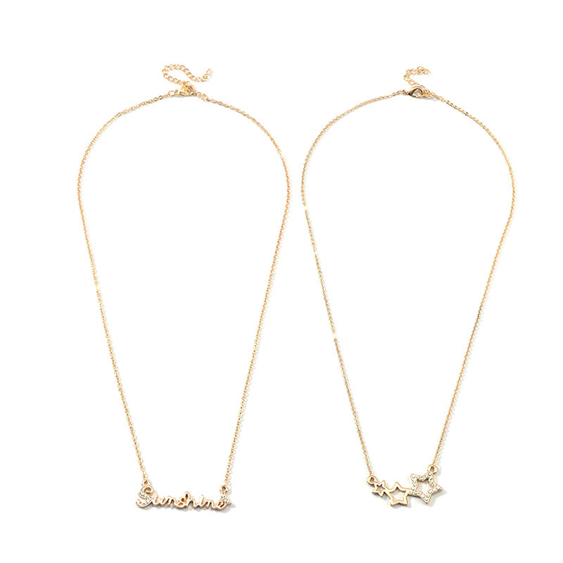 Star Letters Sunshine Choker Necklace For Women Jewelry Collares Friends Chains Girl Accessories Aesthetics Suspension XL10185
Star Letters Sunshine Choker Necklace For Women Jewelry Collares Friends Chains Girl Accessories Aesthetics Suspension XL10185