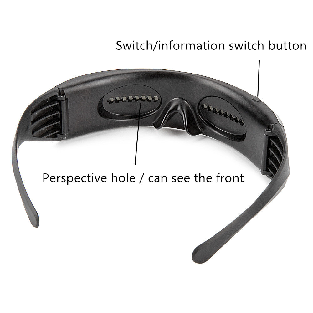 Bluetooth APP Programmable Flash Eyeglasses Frame Colorful Luminous Glasses LED Sunglasses APP Eyeglasses for Party Festival Bar N