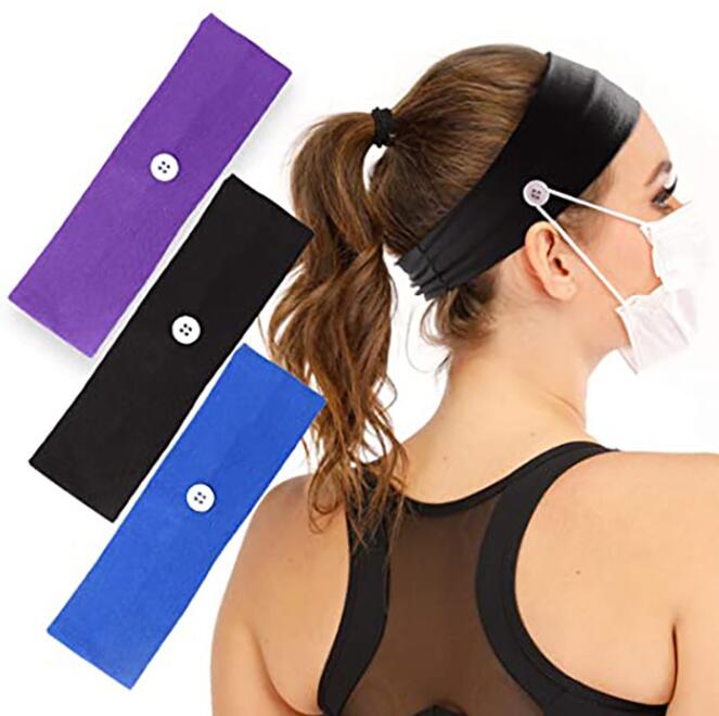 Face Mask Headband Holder Adult Kids Sports Solid Color Headbands With Button Ear Savers Headband Face Cover BY1589, #10-#18(tell me the number u need)
Face Mask Headband Holder Adult Kids Sports Solid Color Headbands With Button Ear Savers Headband Face Cover BY1589, #10-#18(tell me the number u need)