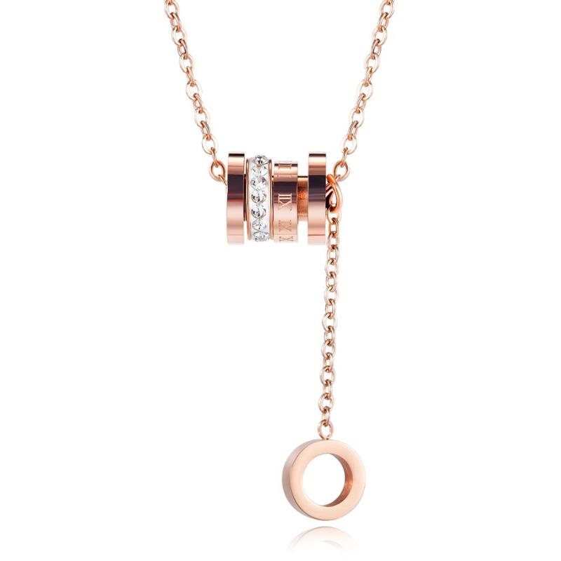 Necklace for women crystal pendant necklace Kpop long chain jewelry stainless steel necklaces rose gold fashion jewellery choker
Necklace for women crystal pendant necklace Kpop long chain jewelry stainless steel necklaces rose gold fashion jewellery choker