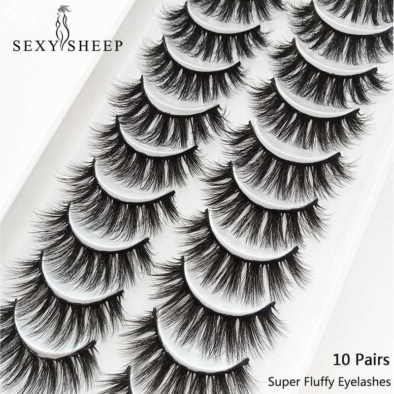 SEXYSHEEP 10pairs 3D Faux Mink Lashes Natural Long False Eyelashes Volume Fake Lashes Makeup Extension Eyelashes maquiagem
SEXYSHEEP 10pairs 3D Faux Mink Lashes Natural Long False Eyelashes Volume Fake Lashes Makeup Extension Eyelashes maquiagem