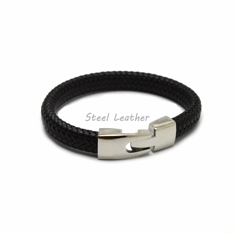 5pcs/lot engrave logo porty Style Leather Bracelet Black Buckle Stainless Steel Bangle For Men Cool Boys Birthday Gift Bracelets
5pcs/lot engrave logo porty Style Leather Bracelet Black Buckle Stainless Steel Bangle For Men Cool Boys Birthday Gift Bracelets