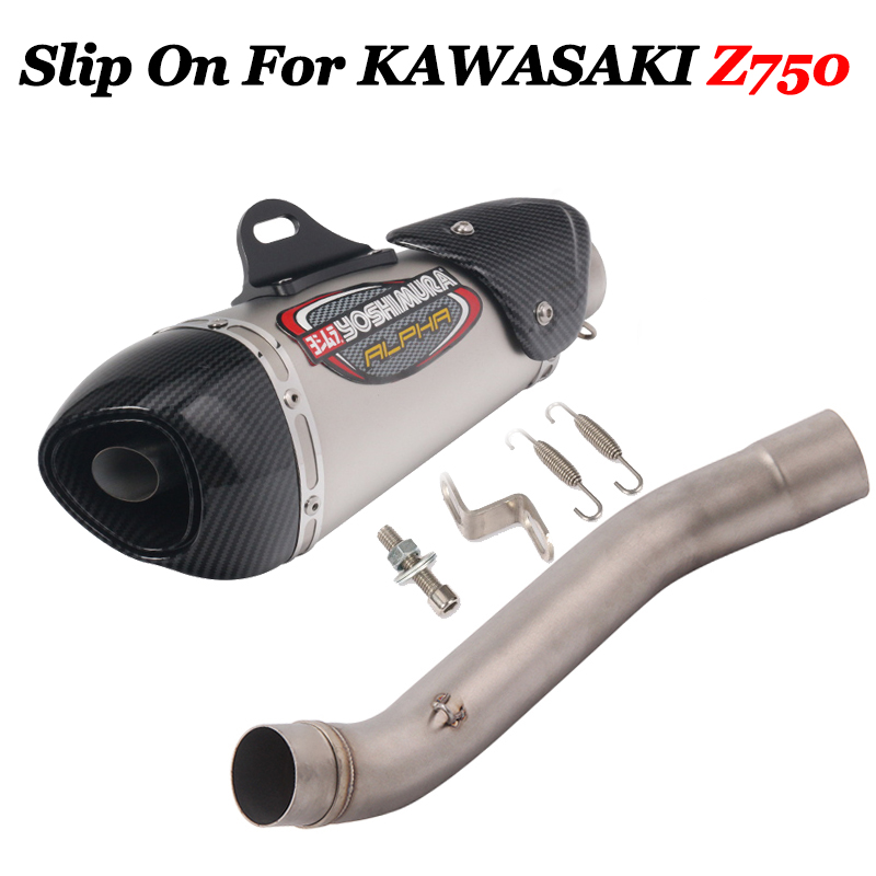 Slip On For Z750 Motorcycle Exhaust Escape Moto Modified With Middle Mid Connection Link Pipe Muffler With DB Killer
Slip On For Z750 Motorcycle Exhaust Escape Moto Modified With Middle Mid Connection Link Pipe Muffler With DB Killer