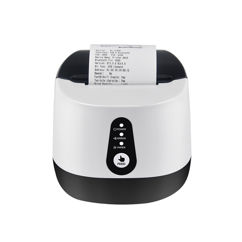 58MBIII thermal receipt printer 57mm supermarket checkout printing retail delivery takeaway receipt Bluetooth USB printer
58MBIII thermal receipt printer 57mm supermarket checkout printing retail delivery takeaway receipt Bluetooth USB printer