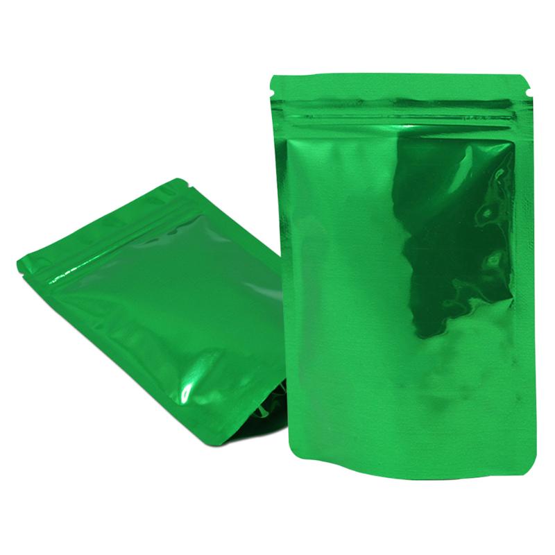 100Pcs Green Stand Up Glossy Aluminum Foil Heat Seal Packing Bag Zipper Recyclable Crafts Sundries Bag
100Pcs Green Stand Up Glossy Aluminum Foil Heat Seal Packing Bag Zipper Recyclable Crafts Sundries Bag