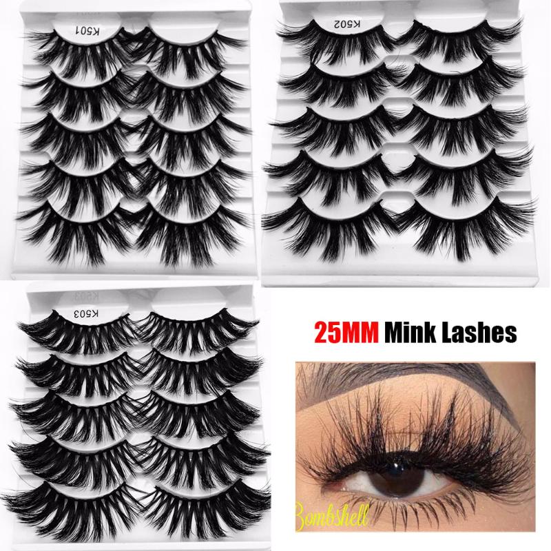 5 Pair 25mm Lashes 3D Mink Hair False Eyelashes Full Dramatic Thick Multilayers Lashes Wispy Fluffy Natural Makeup Tools
5 Pair 25mm Lashes 3D Mink Hair False Eyelashes Full Dramatic Thick Multilayers Lashes Wispy Fluffy Natural Makeup Tools