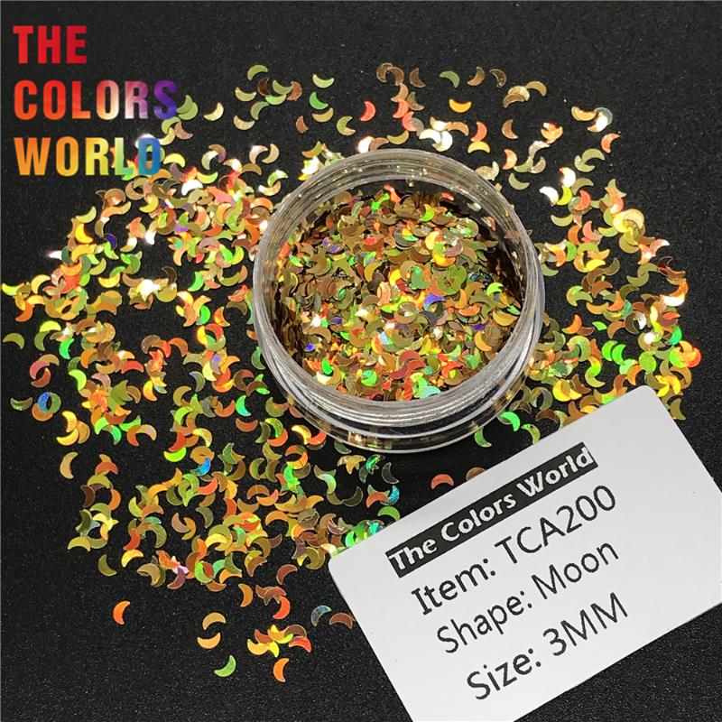 TCT-221 Moon Shape Holographic Laser 3MM Size Nail Glitter Nail Art Decoration Body Glitter Makeup Face Paint Henna Handwork DIY
TCT-221 Moon Shape Holographic Laser 3MM Size Nail Glitter Nail Art Decoration Body Glitter Makeup Face Paint Henna Handwork DIY