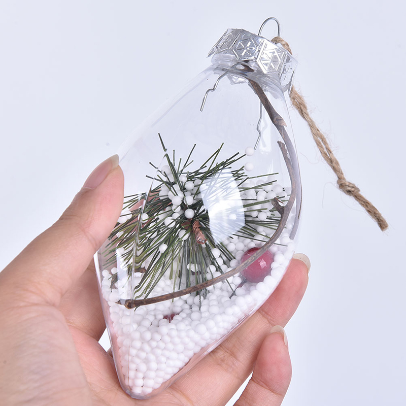 Transparent Christmas Ball Hanging Ornament for Xmas Tree Decoration Clear Bauble Party Gift
Transparent Christmas Ball Hanging Ornament for Xmas Tree Decoration Clear Bauble Party Gift