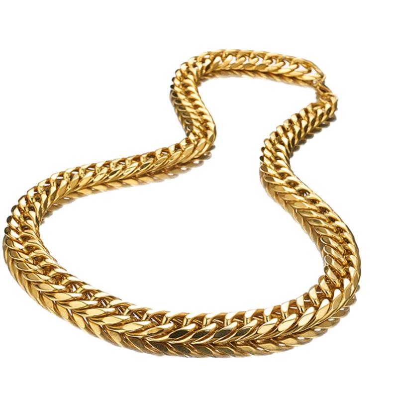 13/16/19mm 7-40inch New Stainless Steel Link Charming Gold Cuban Curb Chain Mens Womens Necklace Or Bracelet Jewelry Xmas Gift 
13/16/19mm 7-40inch New Stainless Steel Link Charming Gold Cuban Curb Chain Mens Womens Necklace Or Bracelet Jewelry Xmas Gift