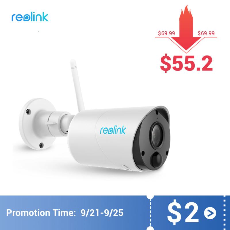 Reolink Argus Eco IP Camera Outdoor Wireless Security Cam Full HD 1080p Rechargeable Battery Powered Surveillance with PIR
Reolink Argus Eco IP Camera Outdoor Wireless Security Cam Full HD 1080p Rechargeable Battery Powered Surveillance with PIR