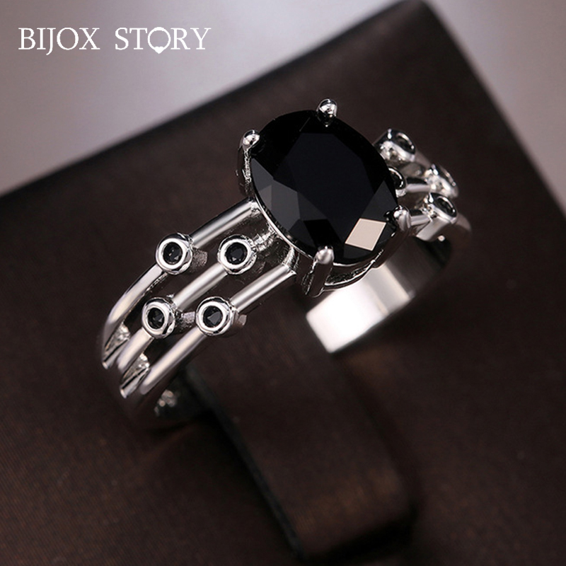BIJOX STORY Vintage Ring Silver 925 with 7*9mm Oval Shaped Obsidian Gemstone Rings for Female Wedding Anniversary Gift Wholesale
BIJOX STORY Vintage Ring Silver 925 with 7*9mm Oval Shaped Obsidian Gemstone Rings for Female Wedding Anniversary Gift Wholesale