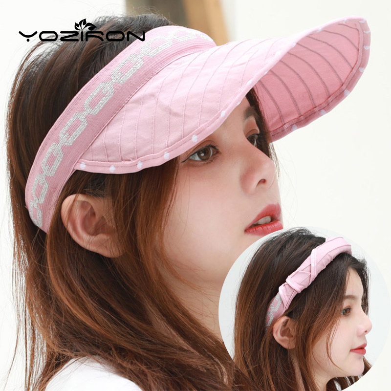 Top Empty Solid Cotton Women Summer Hat Sun Visor Hats Headband Casual Adult Ladies Sun Caps Beach One Hat Two Wearing Method, Black
Top Empty Solid Cotton Women Summer Hat Sun Visor Hats Headband Casual Adult Ladies Sun Caps Beach One Hat Two Wearing Method, Black