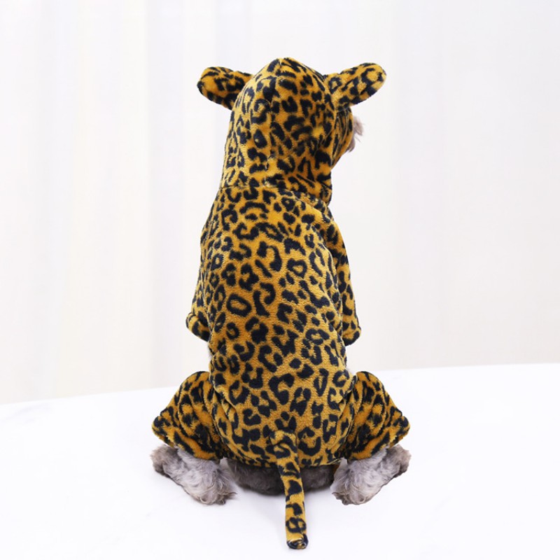 Pet Halloween Cosplay Costumes Funny Autumn Winter Cheetah Cosplay Design 4-Legged Flannel Warm Clothes
Pet Halloween Cosplay Costumes Funny Autumn Winter Cheetah Cosplay Design 4-Legged Flannel Warm Clothes