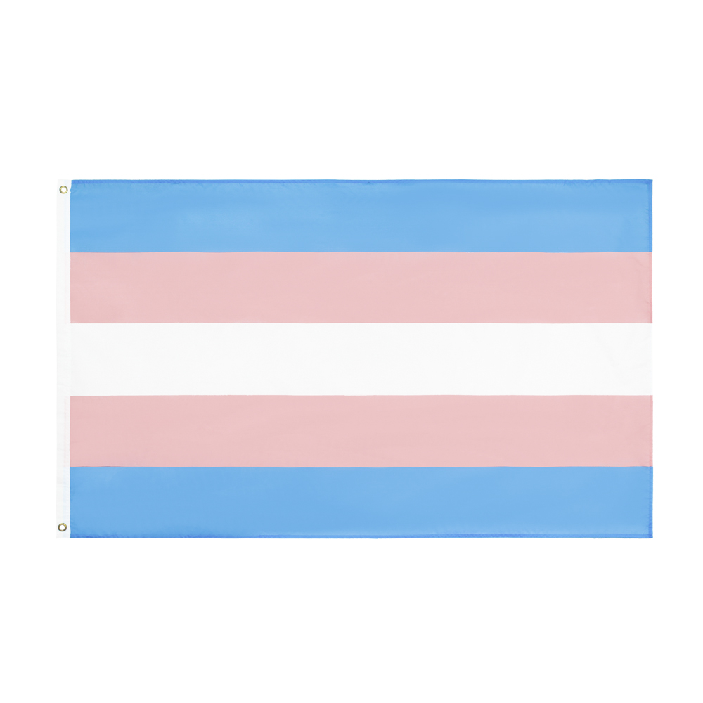 3x5fts 90x150cm LGBT Pride Trans Transgender Flag Lesbian Gay Bisexual Pansexual Ready to Ship Stock Factory Direct Wholesale Double Stitched
3x5fts 90x150cm LGBT Pride Trans Transgender Flag Lesbian Gay Bisexual Pansexual Ready to Ship Stock Factory Direct Wholesale Double Stitched