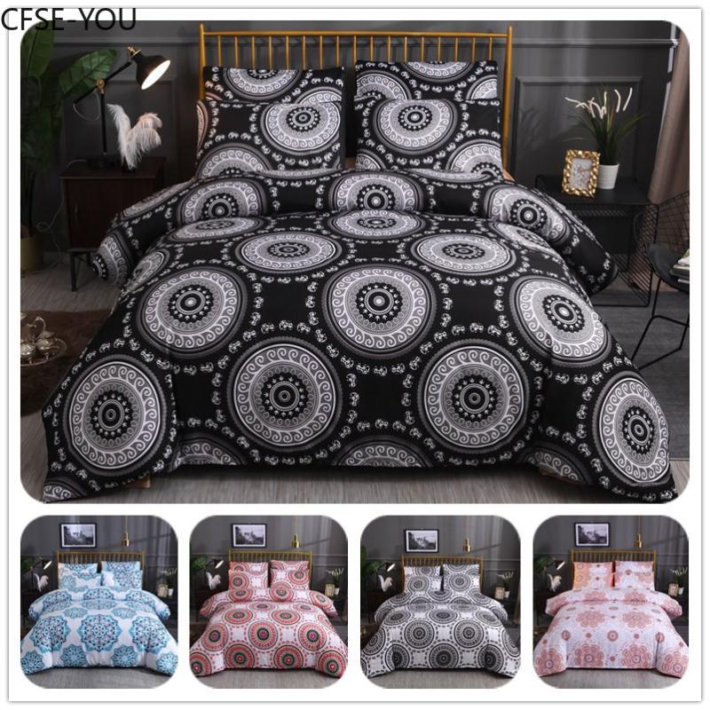 CFSE-YOU Bohemian Mandala Printed Duvet Cover Set Bedding Sets With Pillow Case Luxury Microfiber Bedspread Home Textiles
CFSE-YOU Bohemian Mandala Printed Duvet Cover Set Bedding Sets With Pillow Case Luxury Microfiber Bedspread Home Textiles