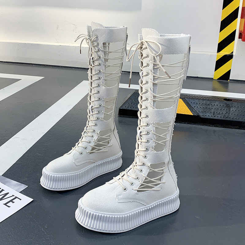 2020 New Fashion Women High Boots Platform Boots Heel Zip Sexy Cutout Summer Cool Breathable Women Shoes Thigh, Black
2020 New Fashion Women High Boots Platform Boots Heel Zip Sexy Cutout Summer Cool Breathable Women Shoes Thigh, Black