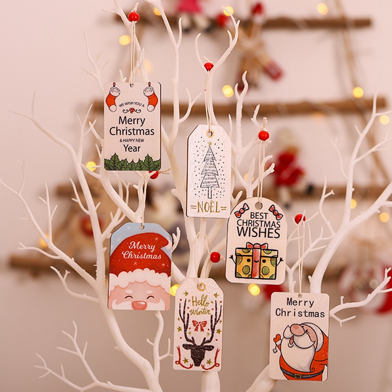 2Pcs Christmas Painted Wooden Pendant Elk Santa Claus Christmas Tree Hanging Decoration Tags For Party Home Ornaments
2Pcs Christmas Painted Wooden Pendant Elk Santa Claus Christmas Tree Hanging Decoration Tags For Party Home Ornaments