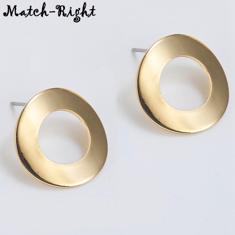 Match-Right Gold/Silver/Color Trendy Earrings for Women Statement/Round/Circle/Korean/Stud Earring oorbellen brincos yjz8172
Match-Right Gold/Silver/Color Trendy Earrings for Women Statement/Round/Circle/Korean/Stud Earring oorbellen brincos yjz8172