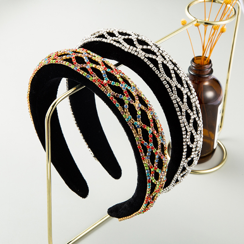Women Colorful Rhinestone Sponge Hairband Lady Girls Crystal Headbands for Women Bezel Hair Hoop Fashion Hair Accessories
Women Colorful Rhinestone Sponge Hairband Lady Girls Crystal Headbands for Women Bezel Hair Hoop Fashion Hair Accessories
