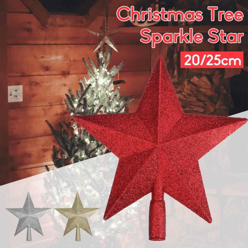 20/25cm Christmas Tree Top Sparkle Star Glittering Hanging Christmas Tree Topper Decoration Ornaments Home Decor
20/25cm Christmas Tree Top Sparkle Star Glittering Hanging Christmas Tree Topper Decoration Ornaments Home Decor