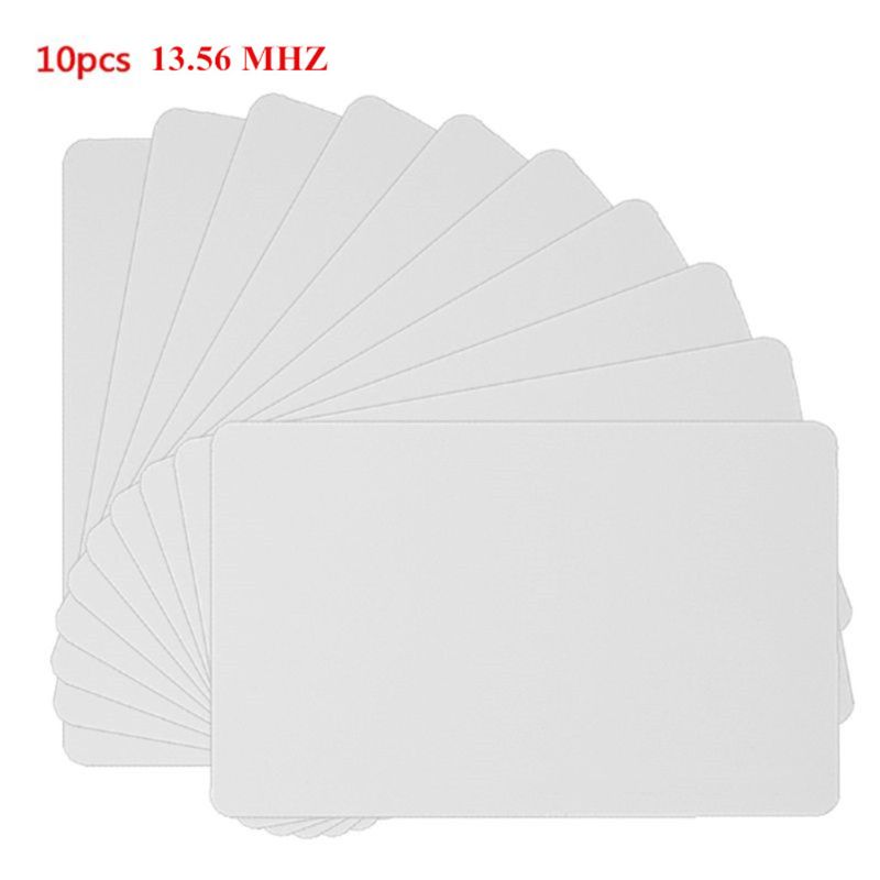 10PCS 13.56MHZ Contactless White PVC Card High Frequency IC Cards RFID Key Tag Access Control Attendance NFC Card
10PCS 13.56MHZ Contactless White PVC Card High Frequency IC Cards RFID Key Tag Access Control Attendance NFC Card