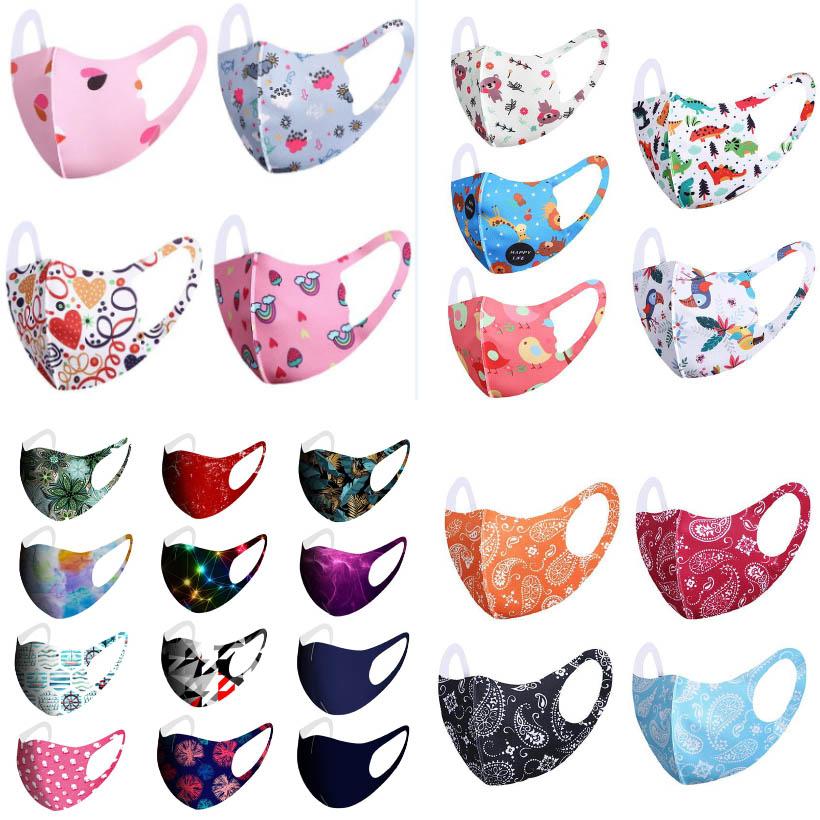 Printed Fashion Face Mask Adult Ice Silk Starry Sky Mouth Mask Kids Cartoon Camo Heart Washable Resuable Protective Mask Children HH9-3319
Printed Fashion Face Mask Adult Ice Silk Starry Sky Mouth Mask Kids Cartoon Camo Heart Washable Resuable Protective Mask Children HH9-3319