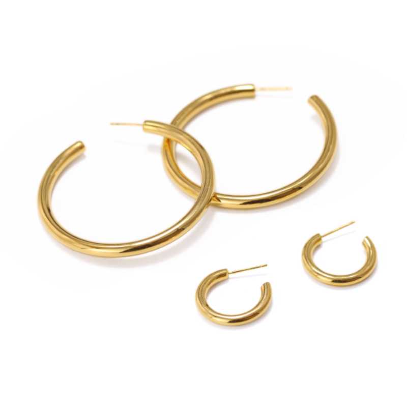 Hoop & Huggie Minimalist Circle Earrings Female INS Style Cold Wind Ring Brass Gold-plated Fashion Trend
Hoop & Huggie Minimalist Circle Earrings Female INS Style Cold Wind Ring Brass Gold-plated Fashion Trend