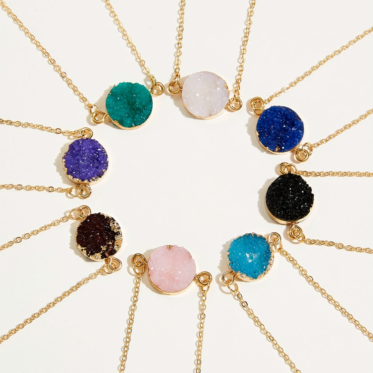 Fashion Good Plated Chain Wish Card Girls Lady Boutique Resin Round Moon Pendant Necklace Jewelry For Women
Fashion Good Plated Chain Wish Card Girls Lady Boutique Resin Round Moon Pendant Necklace Jewelry For Women