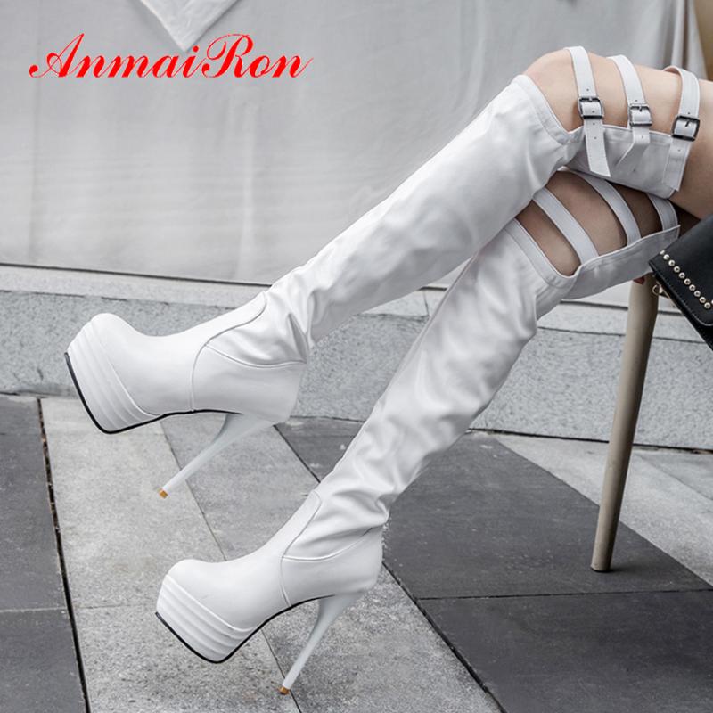 ANMAIRON Womens Winter Fashion 2020 Over-the-Knee Slip-On Round Toe Super High Thin Heels PU Short Plush Solid Buckle Boots, Black
ANMAIRON Womens Winter Fashion 2020 Over-the-Knee Slip-On Round Toe Super High Thin Heels PU Short Plush Solid Buckle Boots, Black