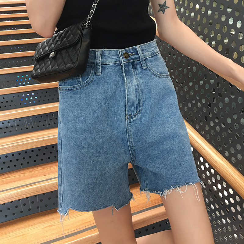 High waist loose slim pants jeans women 2020 summer new style irregular edge plus size 5XL wide leg shorts women, Blue
High waist loose slim pants jeans women 2020 summer new style irregular edge plus size 5XL wide leg shorts women, Blue
