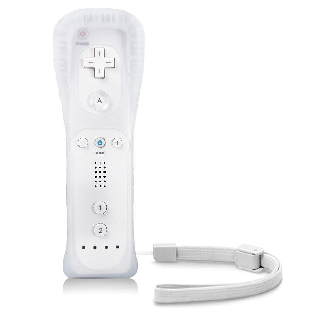 Wireless Remote Control For Wii Built-in Motion Plus Gamepad With Silicone Case Motion Sensor
Wireless Remote Control For Wii Built-in Motion Plus Gamepad With Silicone Case Motion Sensor