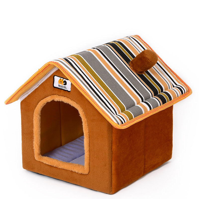 Pet Dog Cat House Tent Kennel Doggy Winter Warm Bed Cave Fit Small Cats Dogs Bed dog pet kennel cat winter warm house