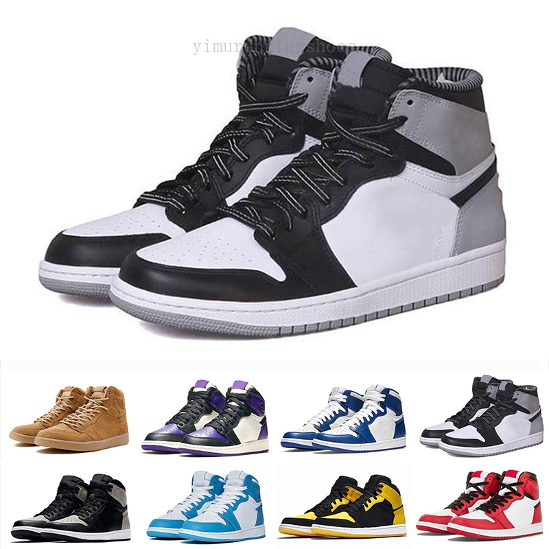 Jumpman 1 1s High OG Mid light smoke grey banned Chicago royal toe Mens Basketball shoes Pale Ivory women court purple Sneaker Trainers KGF9, New
Jumpman 1 1s High OG Mid light smoke grey banned Chicago royal toe Mens Basketball shoes Pale Ivory women court purple Sneaker Trainers KGF9, New