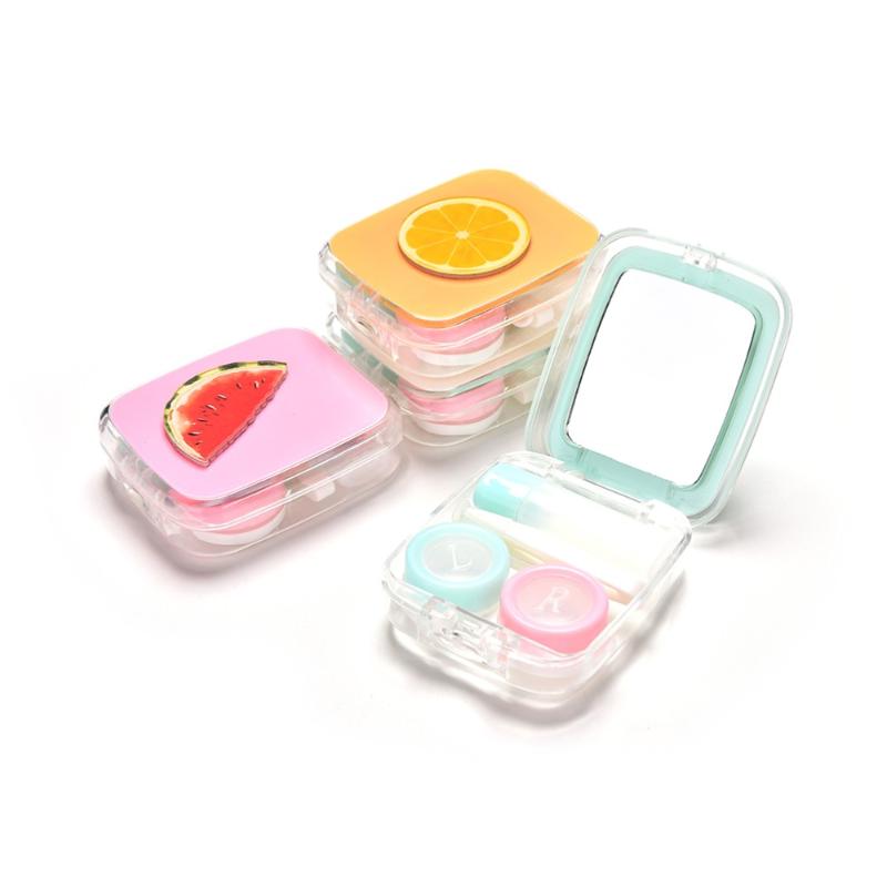 Fashion Fuirt Mini Container Holder With Mirror Tweezers Set Portable Square Contact Lens Storage Box Fruit Contact Lens Case
Fashion Fuirt Mini Container Holder With Mirror Tweezers Set Portable Square Contact Lens Storage Box Fruit Contact Lens Case