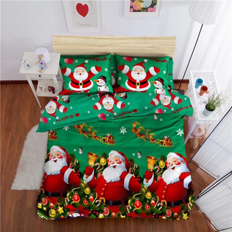 Santa Claus Bedclothes Cartoon Bedding Set 3D Printed Duvet Cover Pillowcases Merry Christmas Gift Christmas Bedroom Decoration
Santa Claus Bedclothes Cartoon Bedding Set 3D Printed Duvet Cover Pillowcases Merry Christmas Gift Christmas Bedroom Decoration