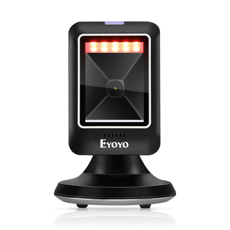 Eyoyo EY-6300 2D 1D Desktop Barcode Scanner Platform Scanner Automatic Sensing Scanning Hands-Free USB Wired Barcode Reader
Eyoyo EY-6300 2D 1D Desktop Barcode Scanner Platform Scanner Automatic Sensing Scanning Hands-Free USB Wired Barcode Reader