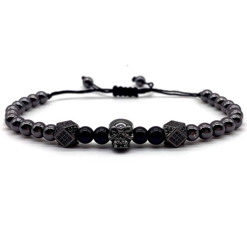 Skull Bracelet Men Women 2020 Punk Geometric Charm Bracelet Men Women Pave Cubic Zirconia Party Jewelry Gift
Skull Bracelet Men Women 2020 Punk Geometric Charm Bracelet Men Women Pave Cubic Zirconia Party Jewelry Gift