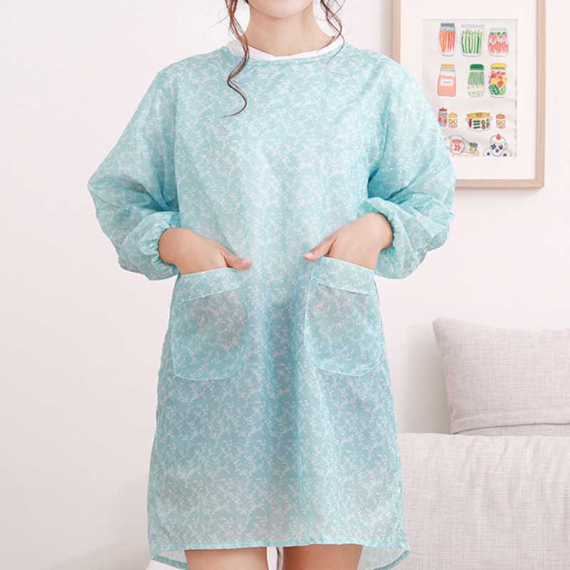 Aprons Blue Fashion Home Kitchen Long Sleeve Apron Adult Gown Waterproof And Oil Resistant Cooking Work
Aprons Blue Fashion Home Kitchen Long Sleeve Apron Adult Gown Waterproof And Oil Resistant Cooking Work