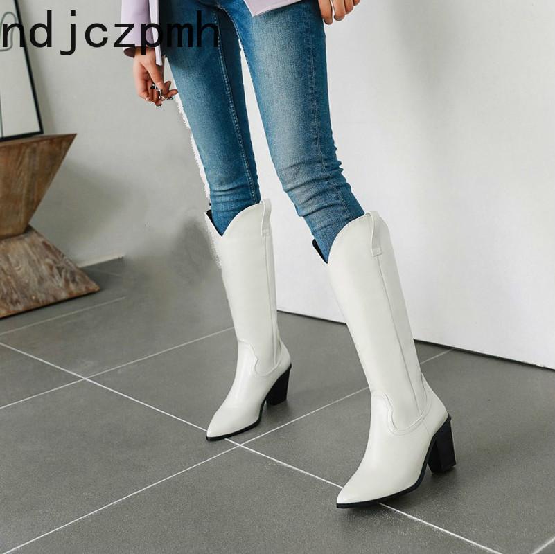 Women's Boots The New Autumn And Winter fashion Pointed Thick heel mid heel High tube Women's shoes plus size 33-46 black White
Women's Boots The New Autumn And Winter fashion Pointed Thick heel mid heel High tube Women's shoes plus size 33-46 black White