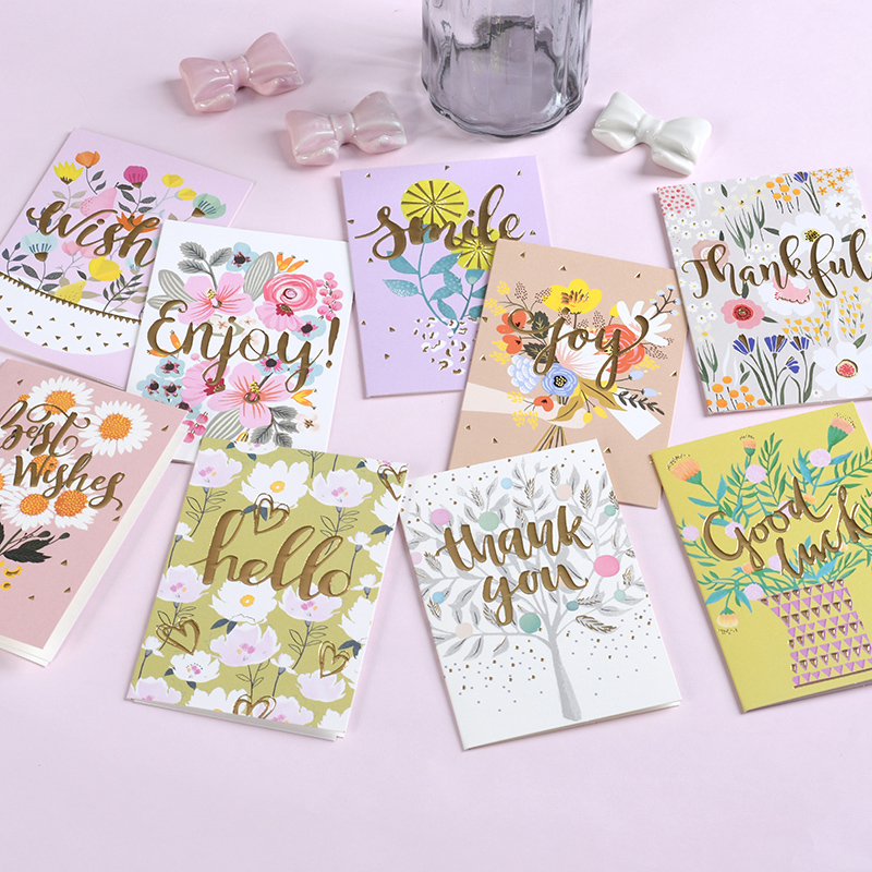 10sets Mini Blessing Greeting Card Children's Light Color Hot Stamping Card Universal Thank You
10sets Mini Blessing Greeting Card Children's Light Color Hot Stamping Card Universal Thank You