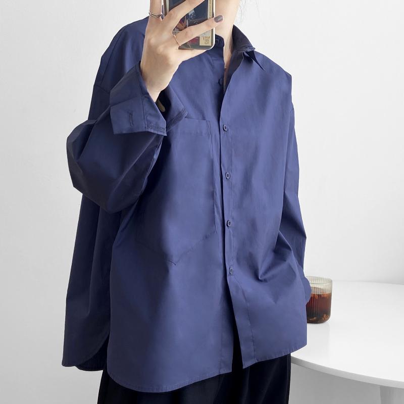 Mooirue Simple Long-sleeved Lapel Shirt For Women 2020 Autumn Design Sense Niche Lazy Style Shirt, Song shilan
Mooirue Simple Long-sleeved Lapel Shirt For Women 2020 Autumn Design Sense Niche Lazy Style Shirt, Song shilan