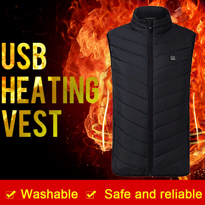 Electric Heated Vest Men Women Usb Heater Tactical Waistcoat Thermal Warm Fishing Hunting Hiking Vest Winter Heated Jacket, Black
Electric Heated Vest Men Women Usb Heater Tactical Waistcoat Thermal Warm Fishing Hunting Hiking Vest Winter Heated Jacket, Black