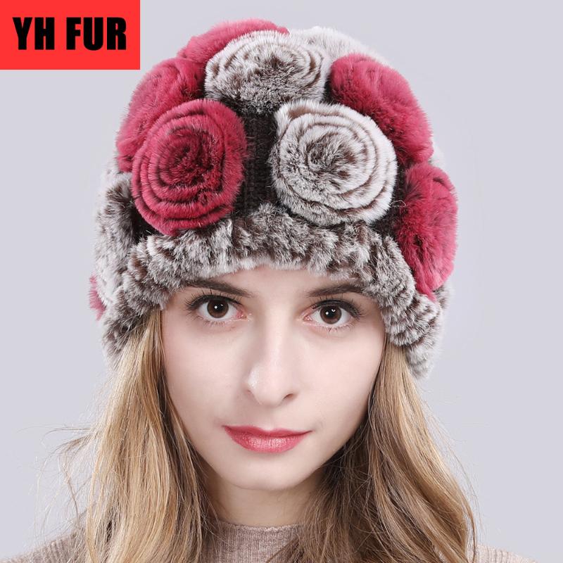 Handmade Knitted Flowers Real 100% Natural Rex Fur Hats Winter Warm Women Rex Fur Caps Knit Floral Beanies Hat, Coffee
Handmade Knitted Flowers Real 100% Natural Rex Fur Hats Winter Warm Women Rex Fur Caps Knit Floral Beanies Hat, Coffee