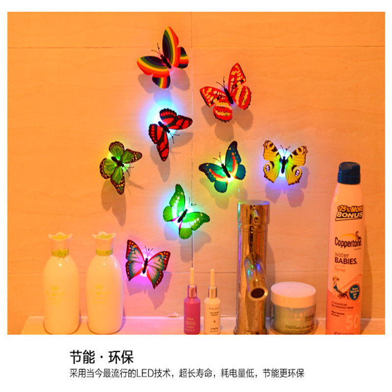 new Colorful Changing Butterfly LED Night Light Lamp Butterfly LED Wall Stickers Home Room Party Desk Wall Decor Lights
new Colorful Changing Butterfly LED Night Light Lamp Butterfly LED Wall Stickers Home Room Party Desk Wall Decor Lights