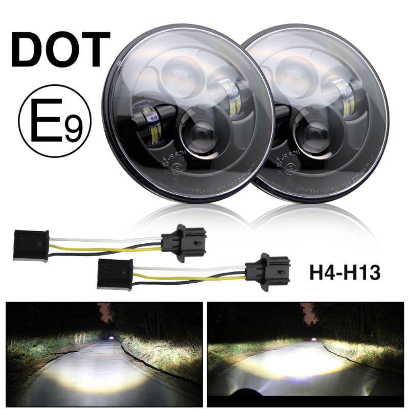CO LIGHT Led Headlight 7 Inch Hi-Lo 50W 30W 5000lms 3000lm for Moto Bike Lada Niva UAZ Offroad 4x4 12V 24V
CO LIGHT Led Headlight 7 Inch Hi-Lo 50W 30W 5000lms 3000lm for Moto Bike Lada Niva UAZ Offroad 4x4 12V 24V