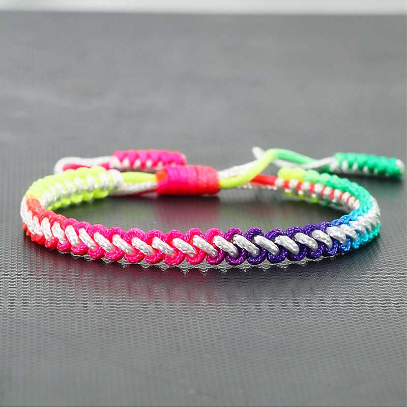 Women Braided Bracelet Tibetan Buddhist Lucky Multicolor Knots Rope Charm Men Bracelets&Bangles for Best Friend Handmade Jewelry
Women Braided Bracelet Tibetan Buddhist Lucky Multicolor Knots Rope Charm Men Bracelets&Bangles for Best Friend Handmade Jewelry