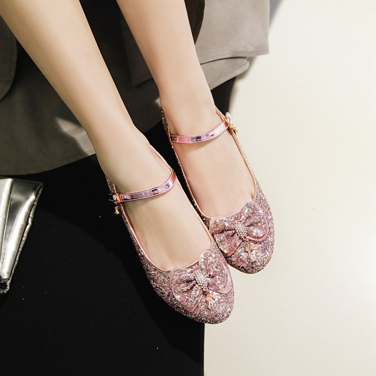 Oversized Ladies high heels women shoes woman pumps Bowknot Sequined high-heeled single shoes, Pink
Oversized Ladies high heels women shoes woman pumps Bowknot Sequined high-heeled single shoes, Pink