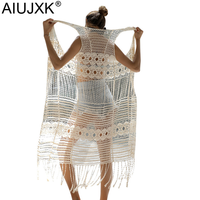 AIUJXK 2020 Summer Beach Style Hollow Out Long Cardigan Women Sleeveless Loose Casual Knitted Smock Tassel Blouse Coat Female, Beige
AIUJXK 2020 Summer Beach Style Hollow Out Long Cardigan Women Sleeveless Loose Casual Knitted Smock Tassel Blouse Coat Female, Beige